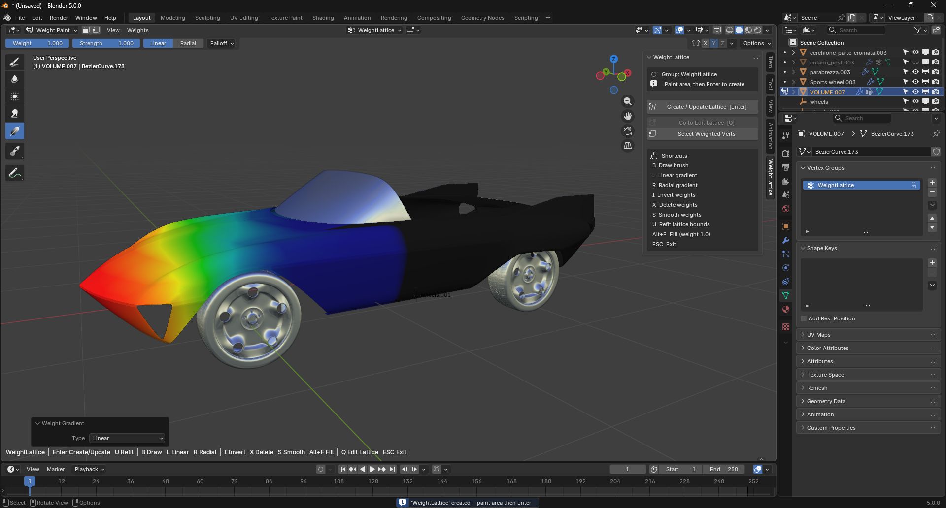 Re-enter Weight Paint
